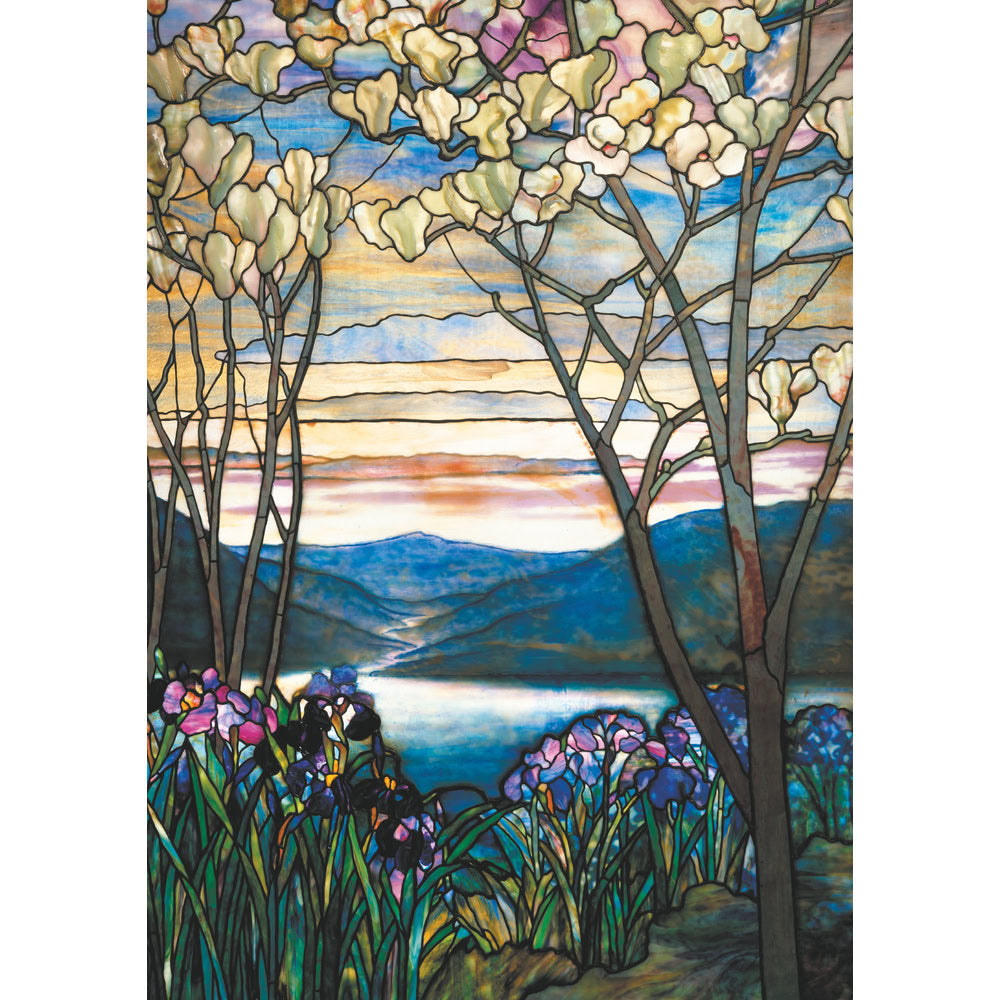 Puzzle Piatnik, Magnolias and Irises - Louis Comfort Tiffany, 1000 piese