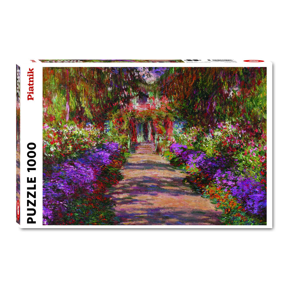 Puzzle Piatnik, Garden at Giverny - Claude Monet, 1000 piese