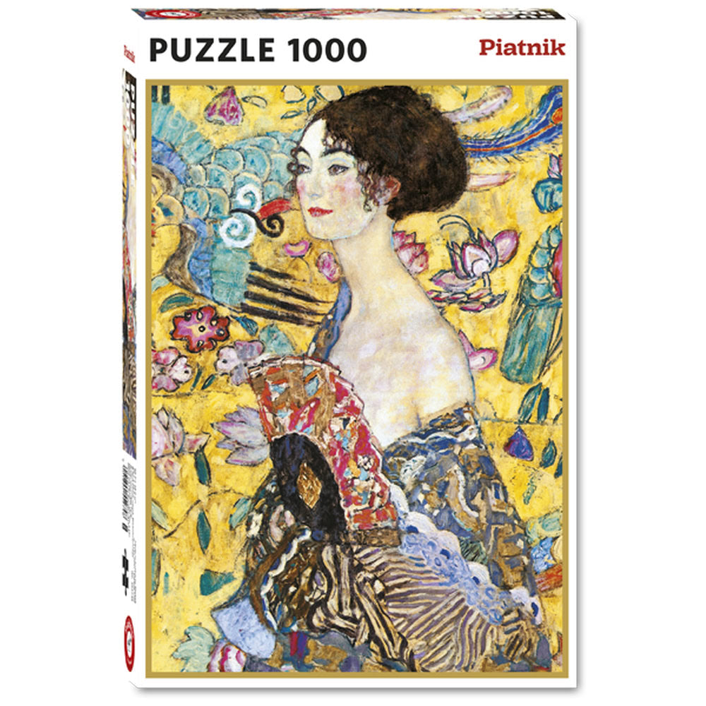 Puzzle Piatnik, Lady with a Fan – Gustav Klimt, 1000 piese