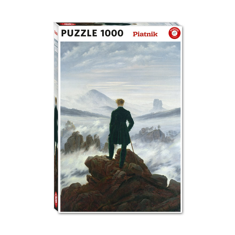 Puzzle Piatnik, The Wanderer above the Sea of Fog – Caspar David Friedrich, 1000 piese