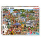 Puzzle Piatnik, Camping Chaos - François Ruyer, 1000 piese