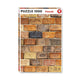 Puzzle Piatnik, Brick Wall Pattern, 1000 piese