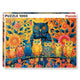 Puzzle Piatnik, Colorful Owls, 1000 piese