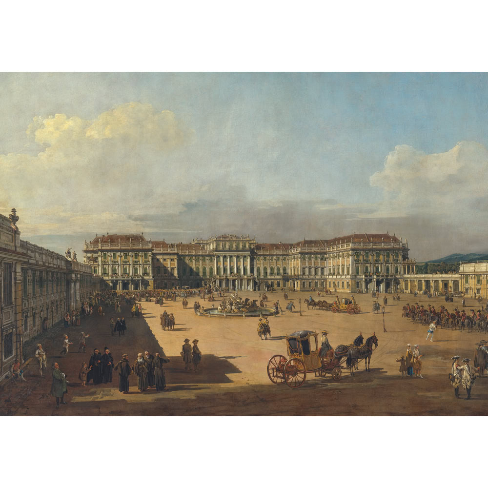 Puzzle Piatnik, Schönbrunn Courtyard - Canaletto, 1000 piese