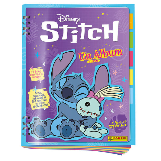 Album interactiv cu stickere - Stitch