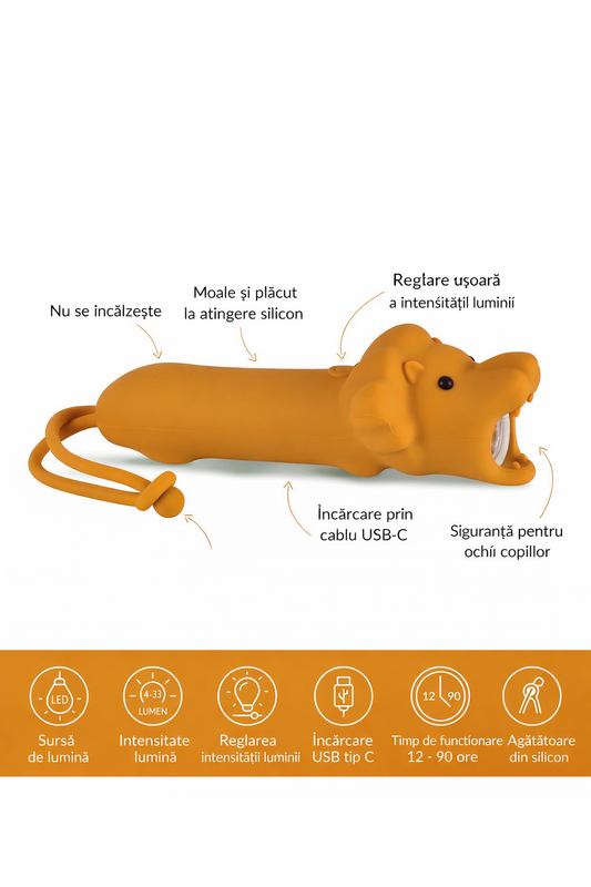 Lanternă pentru copii Rabbit & Friends LEO