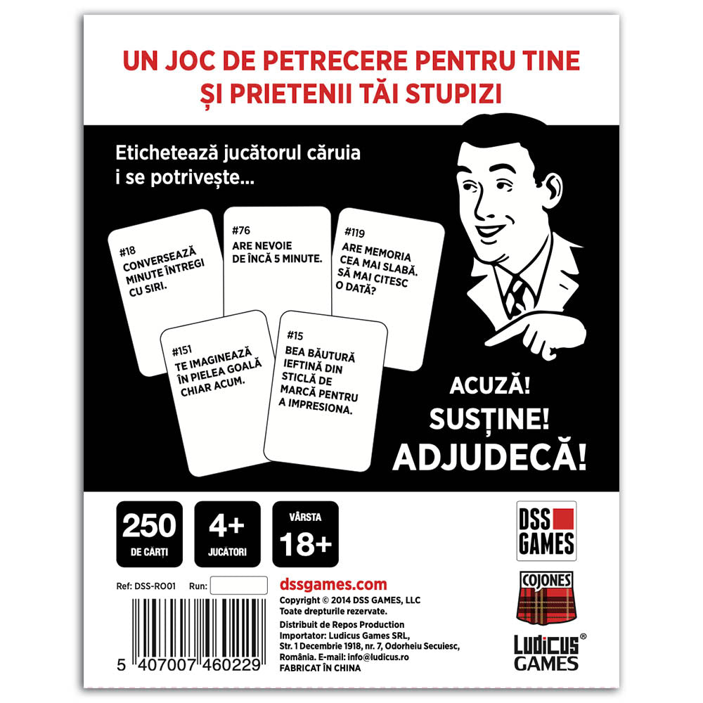 Beat rupt sau stupid, joc de petrecere, lb. romana