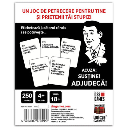 Beat rupt sau stupid, joc de petrecere, lb. romana