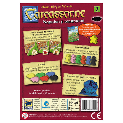 Imagine Carcassonne - Extensia 2: Negustori si constructori