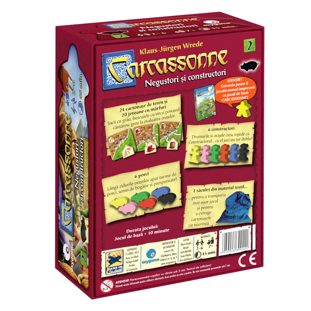 Imagine Carcassonne - Extensia 2: Negustori si constructori