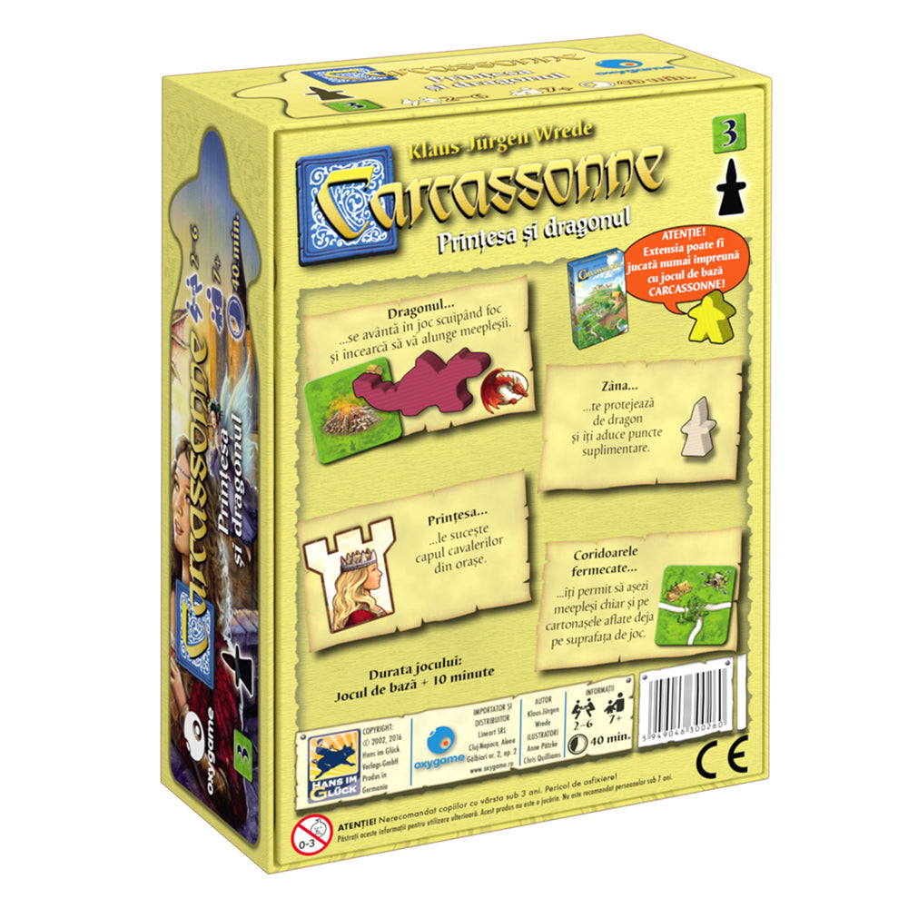 Imagine Carcassonne - Extensia 3 - Printesa si dragonul