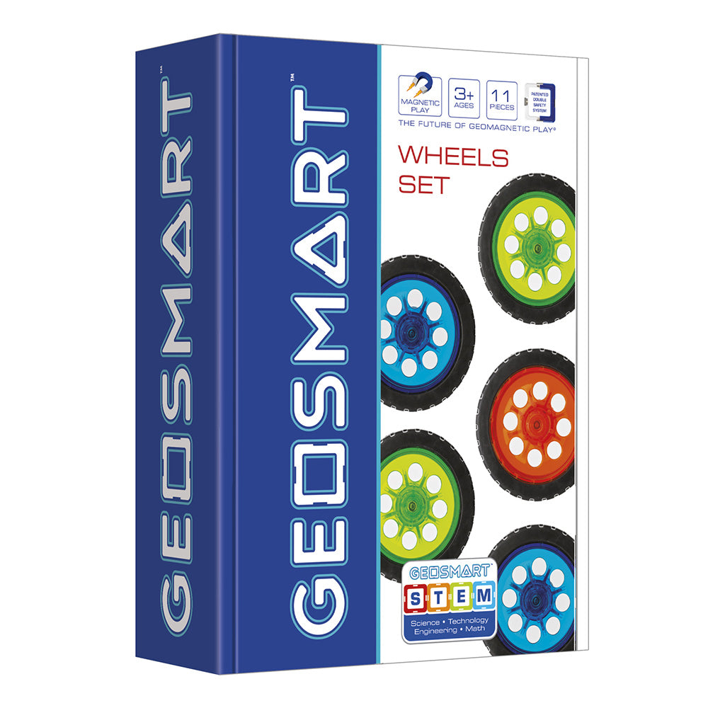 Geo Smart mágneses játék, kerékkészlet, kerékkészlet, 11 db