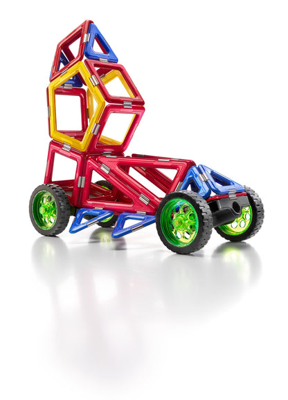 Joc magnetic Geo Smart, Roboracer, Masina de curse, 36 piese