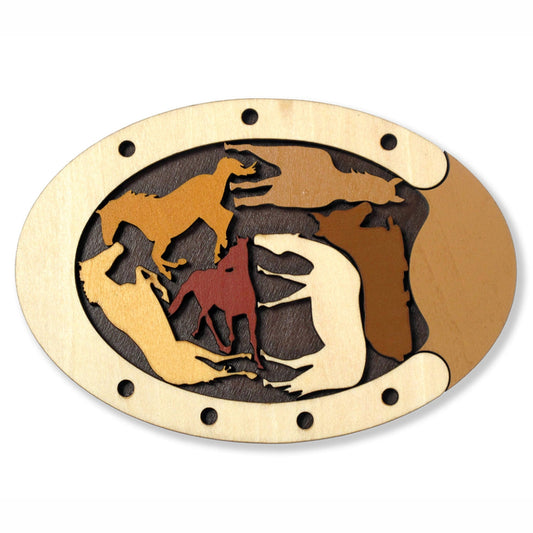 Imagine Puzzle logic cu animale Constantin’s - Wild Horses
