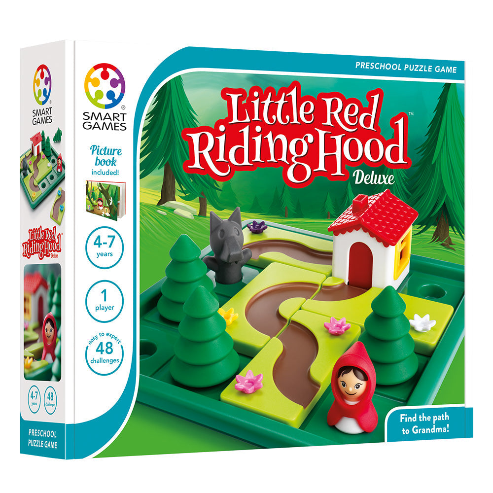 Smart Games - Little Red Riding Hood - Deluxe, joc de logica cu 48 de provocari, 4+ ani, editie internationala