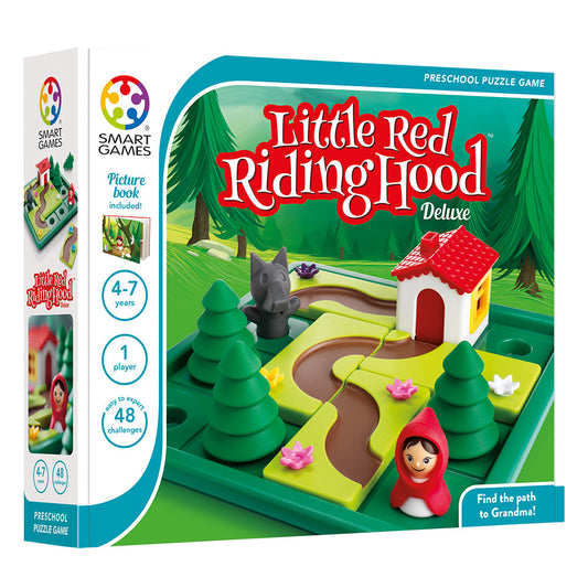 Smart Games - Little Red Riding Hood - Deluxe, joc de logica cu 48 de provocari, 4+ ani, editie internationala