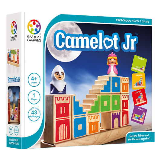 Smart Games - Camelot Jr., joc de logica cu 48 de provocari, 4+ ani, editie internationala