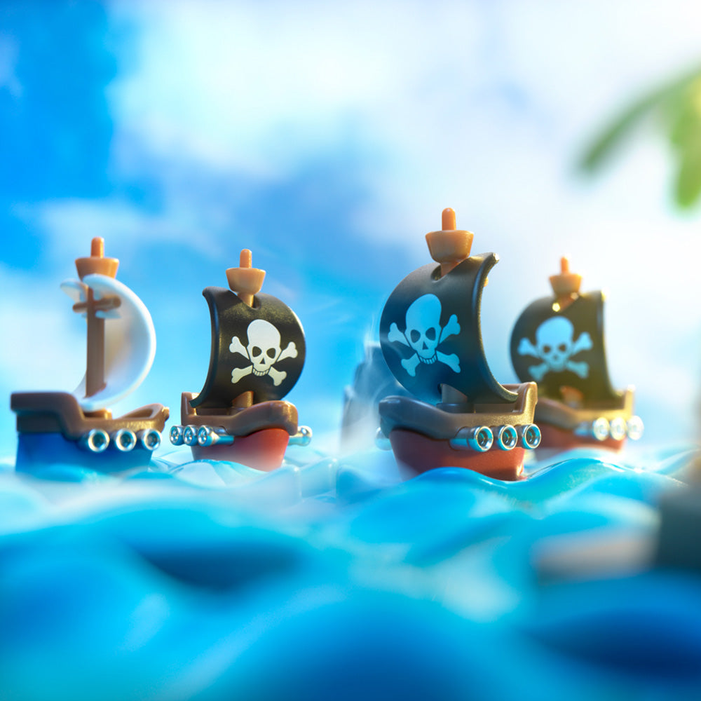 Smart Games – Pirates Crossfire, logikai játék 80 kihívással, 7+ év, nemzetközi kiadás