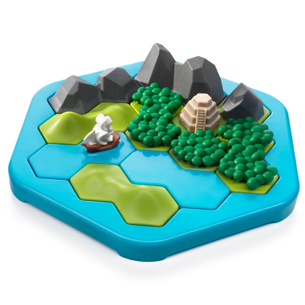 Smart Games - Treasure Island, joc de logica cu 80 de provocari, 8+ ani, editie internationala