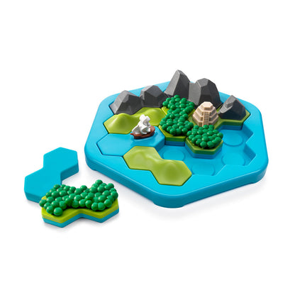 Smart Games - Treasure Island, joc de logica cu 80 de provocari, 8+ ani, editie internationala
