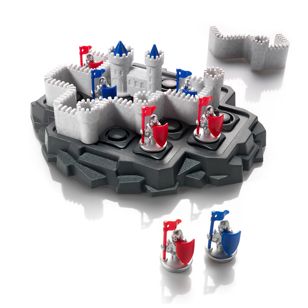 Smart Games - Walls & Warriors, joc de logica cu 80 de provocari, 8+ ani, editie internationala