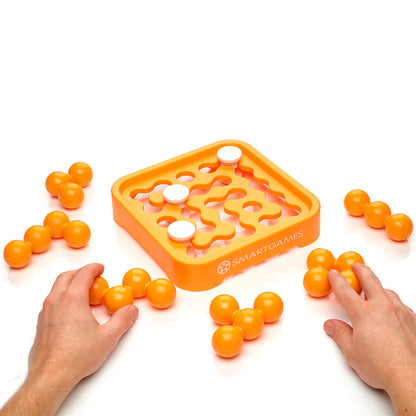 Smart Games - IQ Mini XXL, joc de logica cu 80 de provocari, 6+ ani, editie internationala