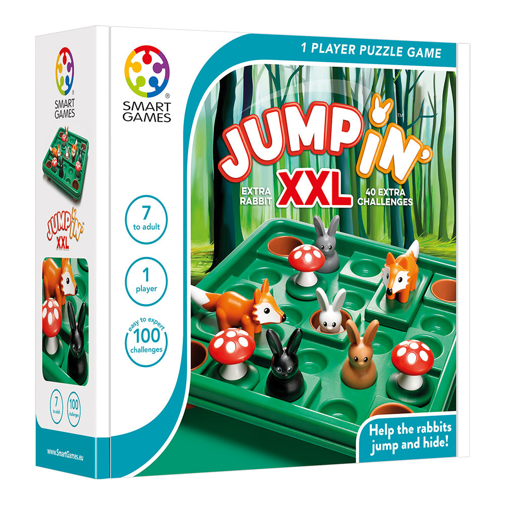 Smart Games - Jump'In XXL, logikai játék 100 kihívással, 7 év felett, nemzetközi kiadás