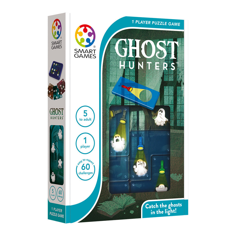 Smart Games - Ghost Hunters, joc de logica cu 60 de provocari, 5+ ani, editie internationala
