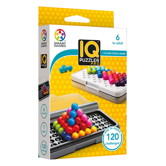 Smart Games - IQ Puzzler Pro, joc de logica cu 120 de provocari, 6+ ani, editie internationala