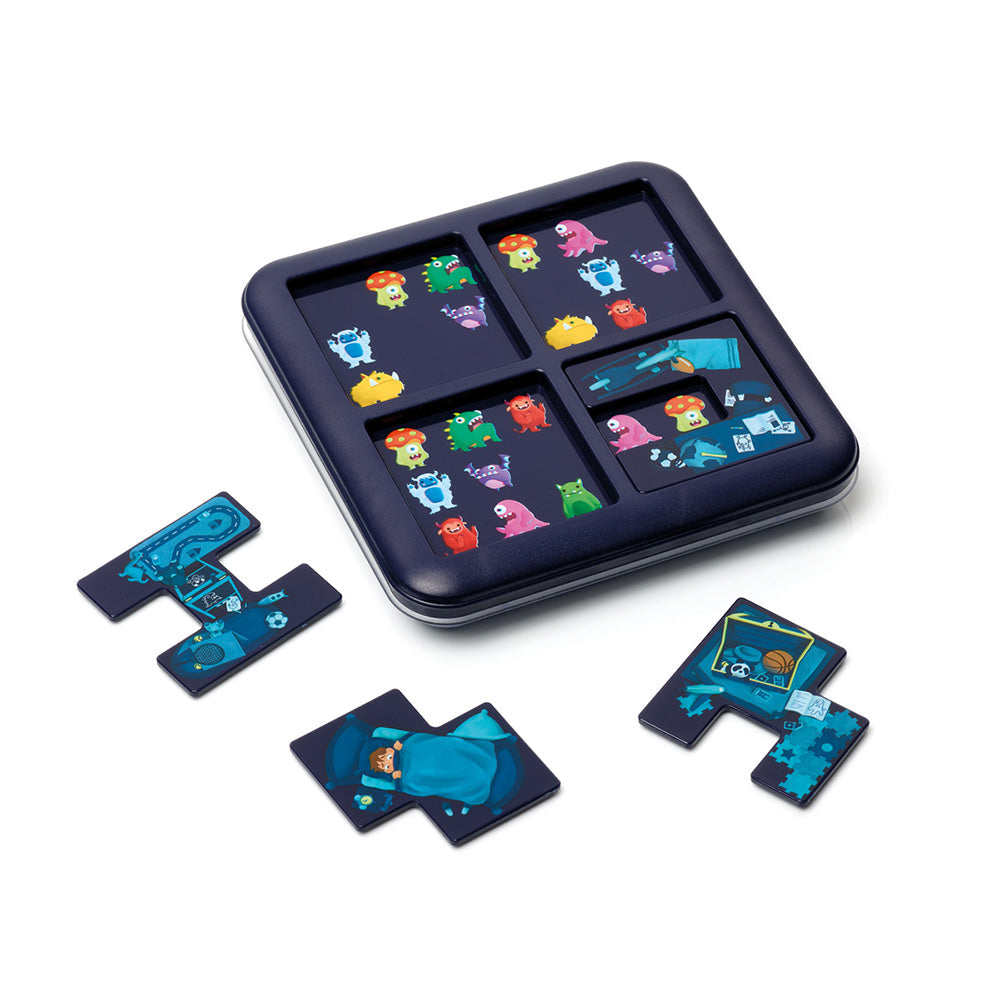 Smart Games – Monster Hide &amp; Seek, logikai játék 60 kihívással, 6+ év, nemzetközi kiadás