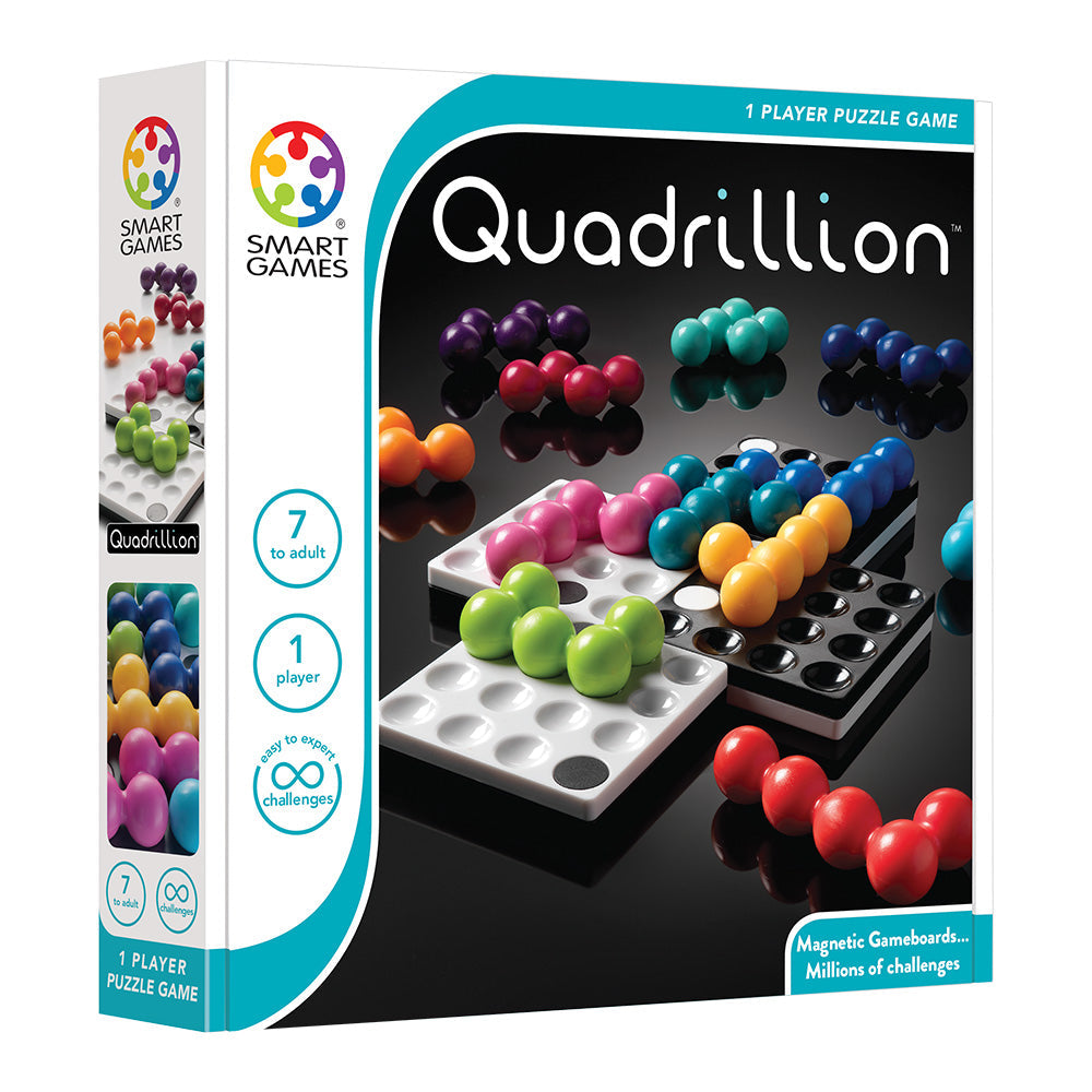 Smart Games - Quadrillion, logikai játék 60 kihívással, 7 év feletti, nemzetközi kiadás
