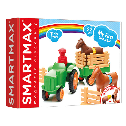 Joc magnetic Smart Max, My First Tractor, Primul meu tractor, 22 piese