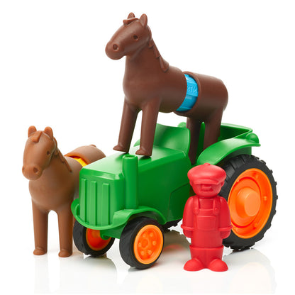 Joc magnetic Smart Max, My First Tractor, Primul meu tractor, 22 piese
