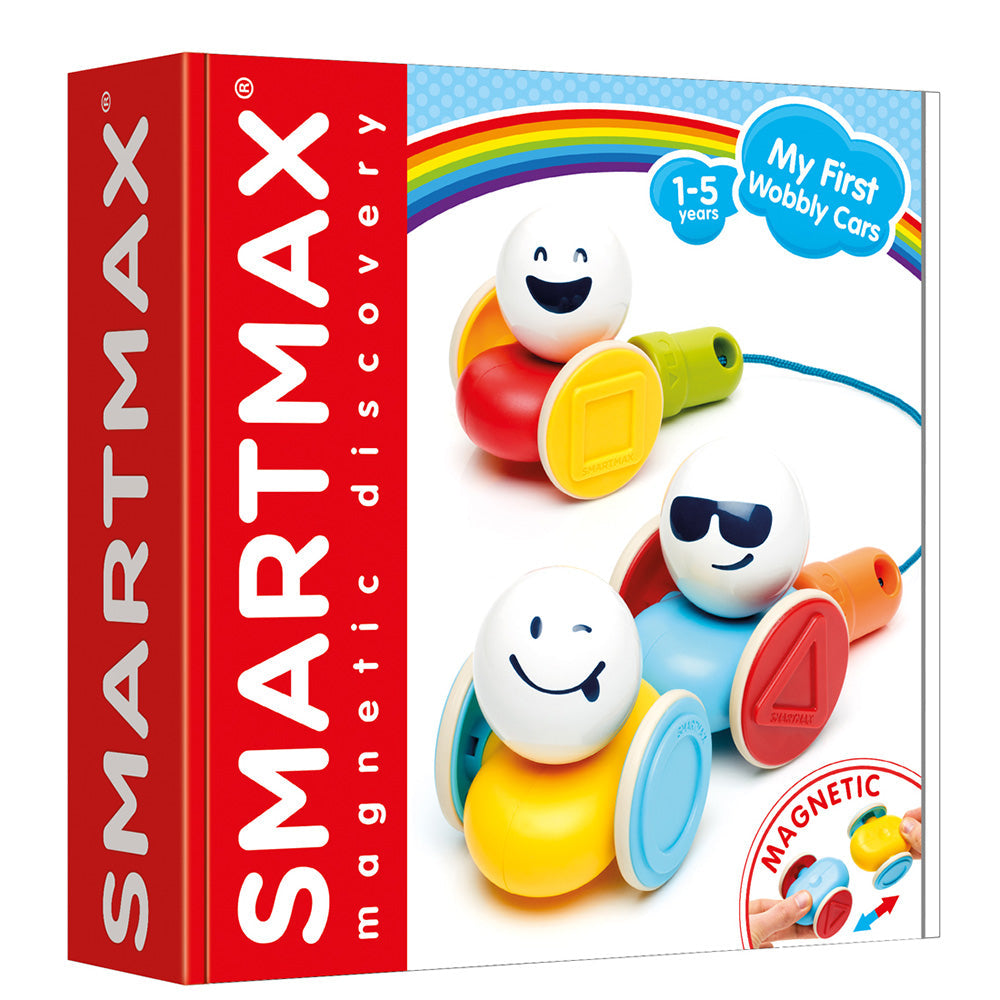 Smart Max mágneses játék, Első ingatag autóim, Első vicces autóim, 7 db