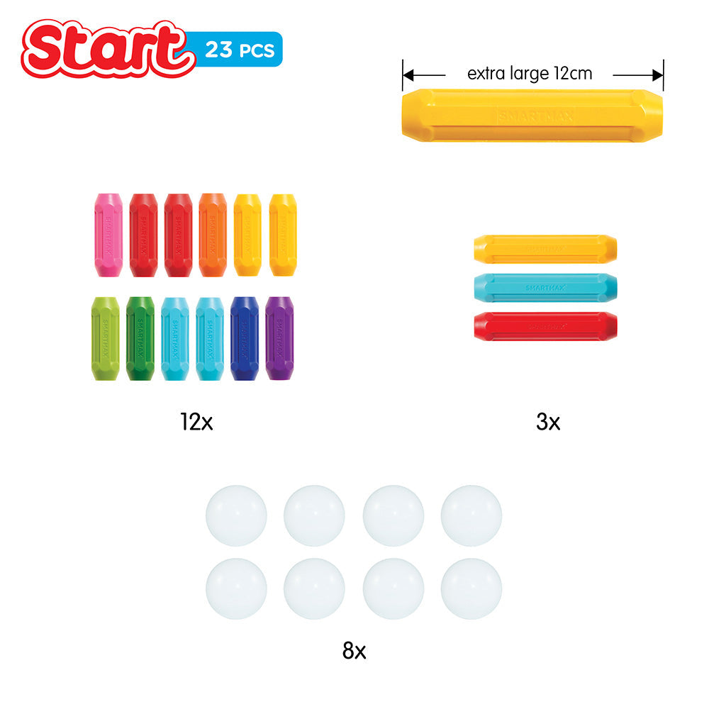 Smart Max mágneses játék, Start, kezdő készlet, 23 darab