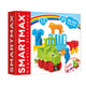 Joc magnetic Smart Max, My First Animal Train, Primul meu tren de animale, 22 piese