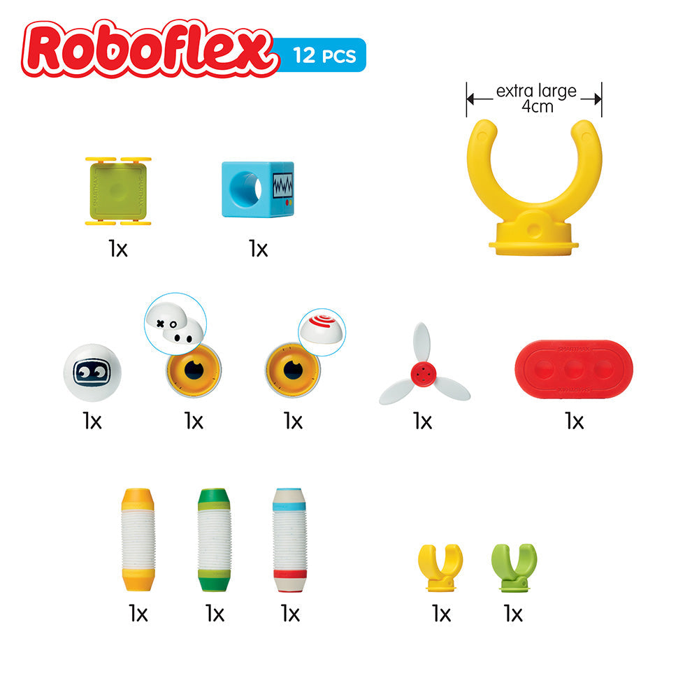 Smart Max mágneses játék, Roboflex, A rugalmas robot, 12 db