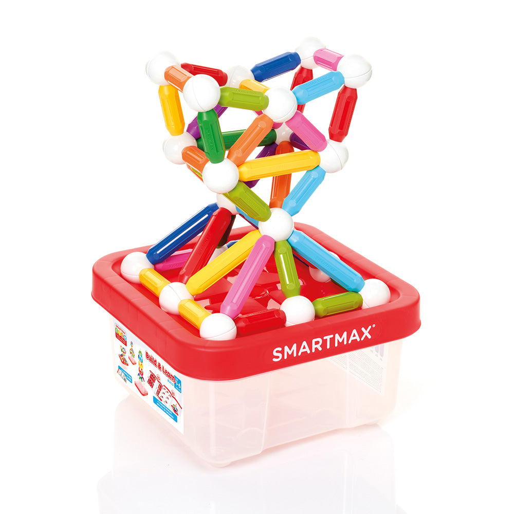 Smart Max mágneses játék, Build &amp; Learn, Build and learning, 100 db