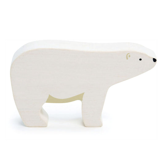 Imagine Figurina Urs Polar, din lemn premium - Polar Bear - TL4841