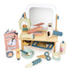 Imagine Masuta cosmetica, din lemn premium - Hair Salon - TL8112