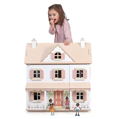 Imagine Casuta coloniala de papusi, din lemn premium Humming Bird House - TL8127