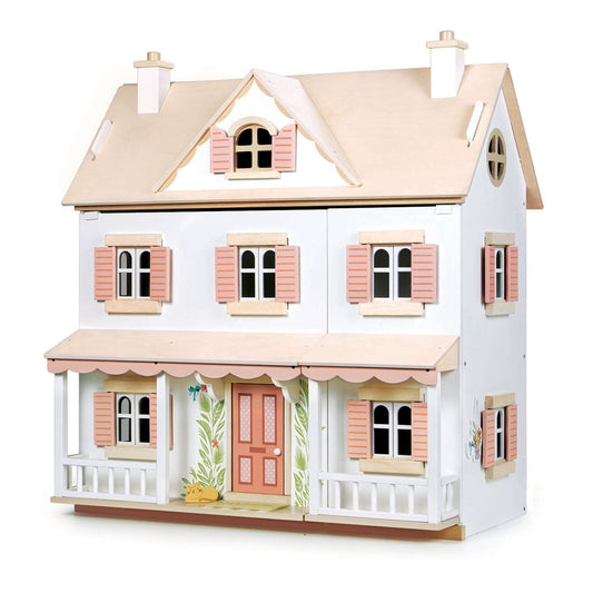 Imagine Casuta coloniala de papusi, din lemn premium Humming Bird House - TL8127