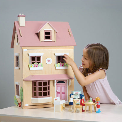 Casuta urbana de papusi, din lemn premium Foxtail Villa - TL8128