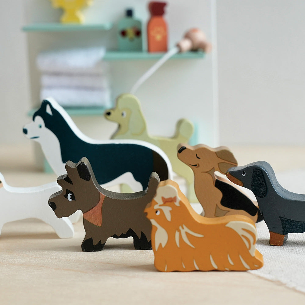 Salon catelusi, din lemn premium - Waggy Tails Dog Salon - TL8168