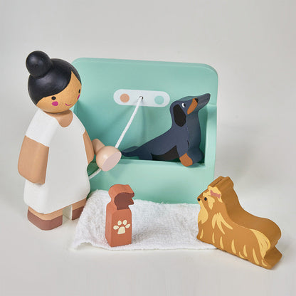 Salon catelusi, din lemn premium - Waggy Tails Dog Salon - TL8168