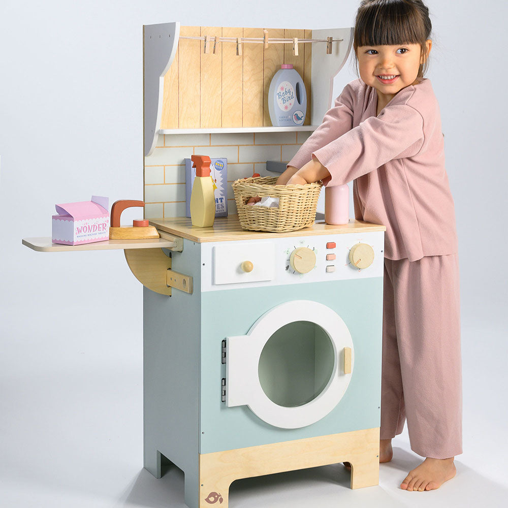 Spalatoria Tender Leaf, din lemn premium - Tender Leaf Laundrette - TL8209