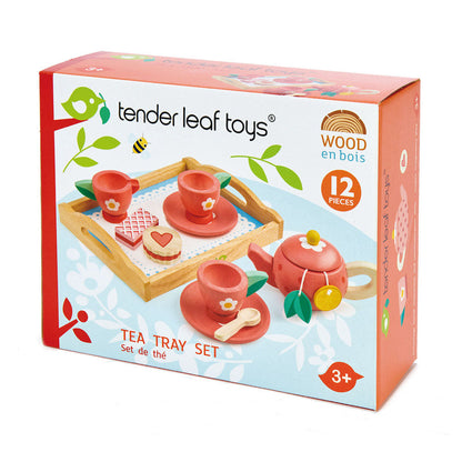 Imagini Set pentru servit ceai, din lemn premium- Tea Tray Set - TL8233