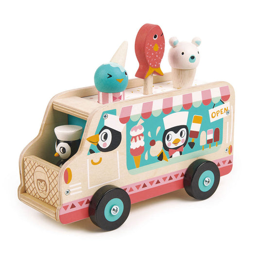 Imagine Furgoneta cu inghetata - Penguin's Gelato Van - 6 piese - TL8235