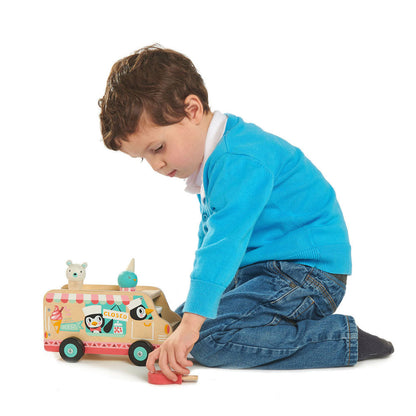 Imagine Furgoneta cu inghetata - Penguin's Gelato Van - 6 piese - TL8235