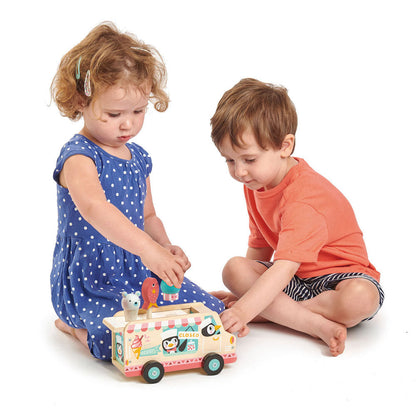 Imagine Furgoneta cu inghetata - Penguin's Gelato Van - 6 piese - TL8235